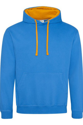 JUST HOODS BY AWDIS JH003 - Premium Contrast Varsity Hoodie with Kangaroo Pocket