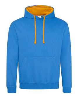 JUST HOODS BY AWDIS JH003 - Premium Contrast Varsity Hoodie with Kangaroo Pocket