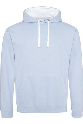 JUST HOODS BY AWDIS JH003 - Premium Contrast Varsity Hoodie with Kangaroo Pocket