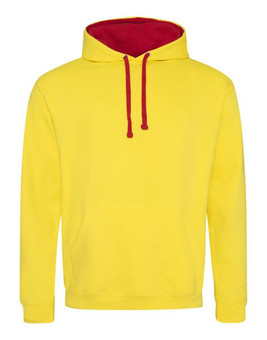 JUST HOODS BY AWDIS JH003 - Premium Contrast Varsity Hoodie with Kangaroo Pocket