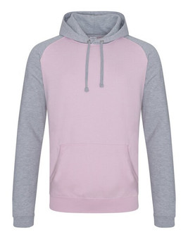 JUST HOODS BY AWDIS JH009 - Premium Contrast Sleeve Baseball Hoodie