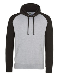 JUST HOODS BY AWDIS JH009 - Premium Contrast Sleeve Baseball Hoodie