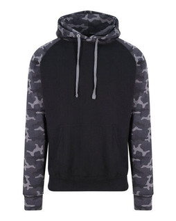 JUST HOODS BY AWDIS JH009 - Premium Contrast Sleeve Baseball Hoodie