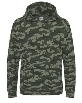 JUST HOODS BY AWDIS JH014J - Kids Camouflage Hoodie with Kangaroo Pocket
