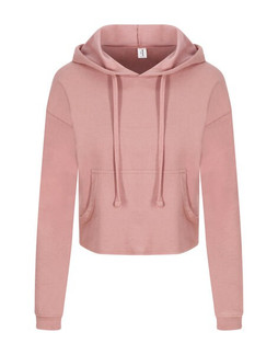 JUST HOODS BY AWDIS JH016 - Womens Relaxed Fit Cropped Hoodie with Kangaroo Pocket