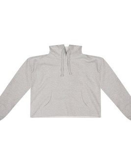 JUST HOODS BY AWDIS JH016 - Women's Relaxed Fit Cropped Hoodie with Kangaroo Pocket