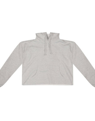 JUST HOODS BY AWDIS JH016 - Womens Relaxed Fit Cropped Hoodie with Kangaroo Pocket