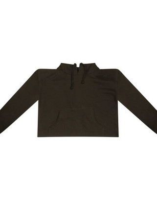 JUST HOODS BY AWDIS JH016 - Womens Relaxed Fit Cropped Hoodie with Kangaroo Pocket