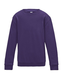 JUST HOODS BY AWDIS JH030J - Stylish Kids Crew Neck Sweatshirt with Brushed Fleece