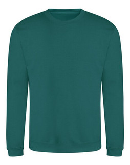 JUST HOODS BY AWDIS JH030 - Premium Ringspun Cotton Blend Crew Neck Sweatshirt
