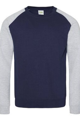 JUST HOODS BY AWDIS JH033 - BASEBALL SWEAT