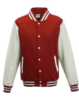 JUST HOODS BY AWDIS JH043 - Premium Contrast Sleeve Varsity Jacket