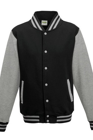 JUST HOODS BY AWDIS JH043 - Premium Contrast Sleeve Varsity Jacket
