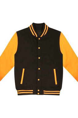 JUST HOODS BY AWDIS JH043 - Premium Contrast Sleeve Varsity Jacket