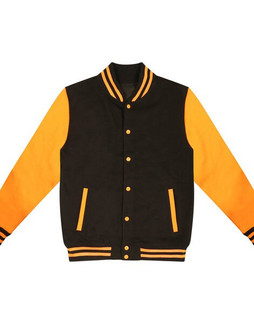 JUST HOODS BY AWDIS JH043 - Premium Contrast Sleeve Varsity Jacket