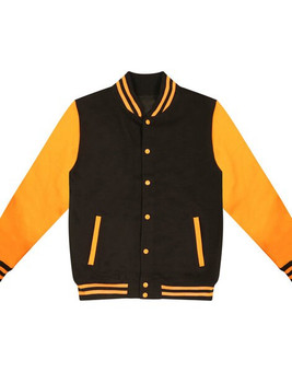 JUST HOODS BY AWDIS JH043 - Premium Contrast Sleeve Varsity Jacket