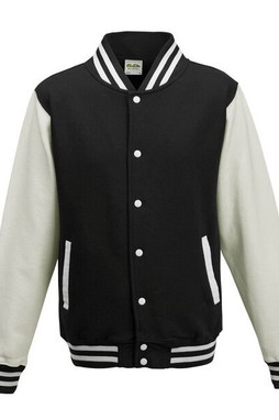 JUST HOODS BY AWDIS JH043 - Premium Contrast Sleeve Varsity Jacket