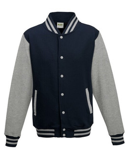 JUST HOODS BY AWDIS JH043 - Premium Contrast Sleeve Varsity Jacket