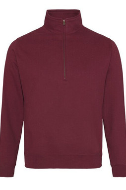 JUST HOODS BY AWDIS JH046 - Premium Cotton-Poly Blend 1/4 Zip Sweatshirt