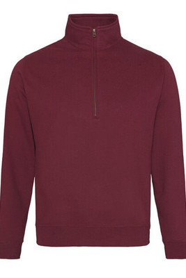 JUST HOODS BY AWDIS JH046 - Premium Cotton-Poly Blend 1/4 Zip Sweatshirt