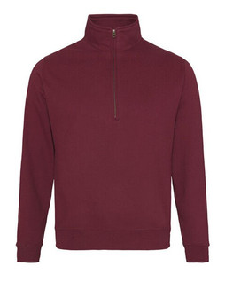 JUST HOODS BY AWDIS JH046 - Premium Cotton-Poly Blend 1/4 Zip Sweatshirt