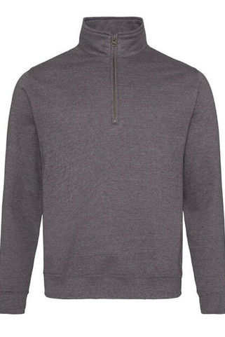 JUST HOODS BY AWDIS JH046 - Premium Cotton-Poly Blend 1/4 Zip Sweatshirt