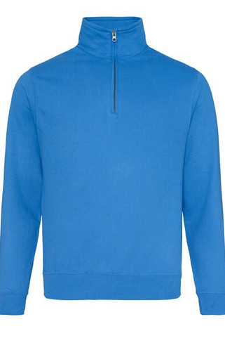 JUST HOODS BY AWDIS JH046 - Premium Cotton-Poly Blend 1/4 Zip Sweatshirt