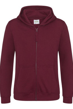 JUST HOODS BY AWDIS JH050J - Premium Kids Full Zip Hoodie with Kangaroo Pockets