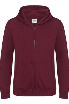JUST HOODS BY AWDIS JH050J - Premium Kids Full Zip Hoodie with Kangaroo Pockets