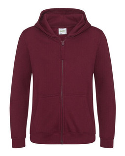 JUST HOODS BY AWDIS JH050J - Premium Kids Full Zip Hoodie with Kangaroo Pockets