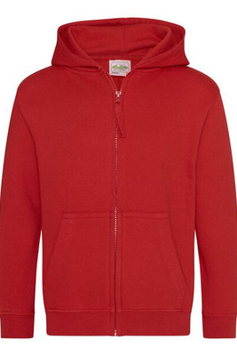 JUST HOODS BY AWDIS JH050J - Premium Kids Full Zip Hoodie with Kangaroo Pockets