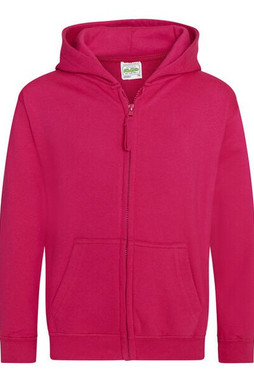 JUST HOODS BY AWDIS JH050J - Premium Kids Full Zip Hoodie with Kangaroo Pockets