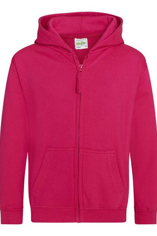 JUST HOODS BY AWDIS JH050J - Premium Kids Full Zip Hoodie with Kangaroo Pockets