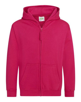 JUST HOODS BY AWDIS JH050J - Premium Kids Full Zip Hoodie with Kangaroo Pockets