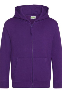 JUST HOODS BY AWDIS JH050J - Premium Kids Full Zip Hoodie with Kangaroo Pockets