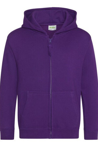 JUST HOODS BY AWDIS JH050J - Premium Kids Full Zip Hoodie with Kangaroo Pockets