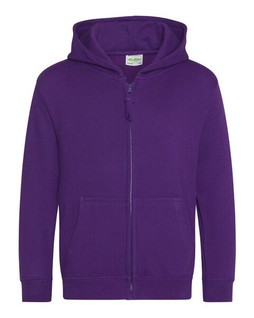 JUST HOODS BY AWDIS JH050J - Premium Kids Full Zip Hoodie with Kangaroo Pockets