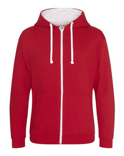 JUST HOODS BY AWDIS JH053 - Premium Contrast Full Zip Varsity Hoodie