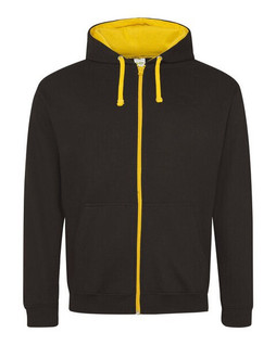 JUST HOODS BY AWDIS JH053 - Premium Contrast Full Zip Varsity Hoodie