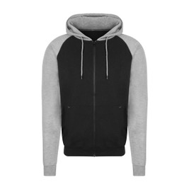 JUST HOODS BY AWDIS JH063 - Premium Contrast Raglan Sleeve Baseball Hoodie