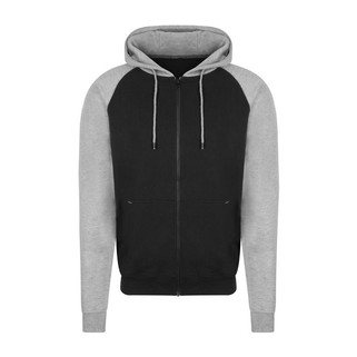 JUST HOODS BY AWDIS JH063 - Premium Contrast Raglan Sleeve Baseball Hoodie