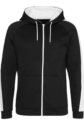 JUST HOODS BY AWDIS JH066 - High-Performance Contrast Zip Sports Hoodie