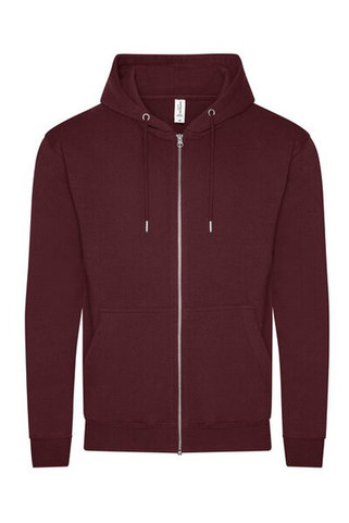 JUST HOODS ORGANIC JH250 - Eco-Friendly Organic Cotton Full Zip Hoodie