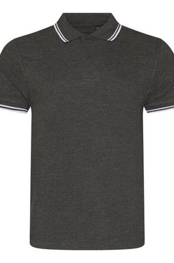 JUST POLOS JP003 - Modern Fit Stretch Polo with Contrasting Tipping