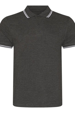 JUST POLOS JP003 - Modern Fit Stretch Polo with Contrasting Tipping
