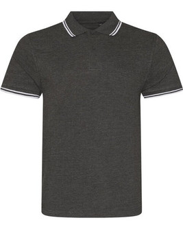 JUST POLOS JP003 - Modern Fit Stretch Polo with Contrasting Tipping