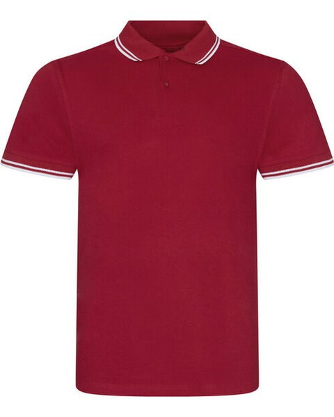 JUST POLOS JP003 - Modern Fit Stretch Polo with Contrasting Tipping