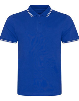 JUST POLOS JP003 - Modern Fit Stretch Polo with Contrasting Tipping