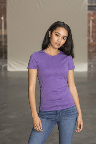 JUST TEES JT001 - Premium Tri-Blend Modern Fit T-Shirt for Rebranding