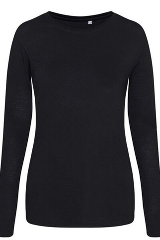 JUST TEES JT002F - Womens Long Sleeve Tri-Blend Comfort Tee